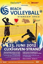 Logo des ARD Beachvolleyball-Starcup 2012 in Cuxhaven