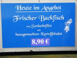 Backfisch Verkauf